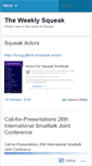 Mobile Screenshot of news.squeak.org