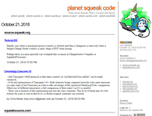 Tablet Screenshot of planetmisc.squeak.org