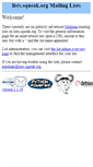 Mobile Screenshot of lists.squeak.org